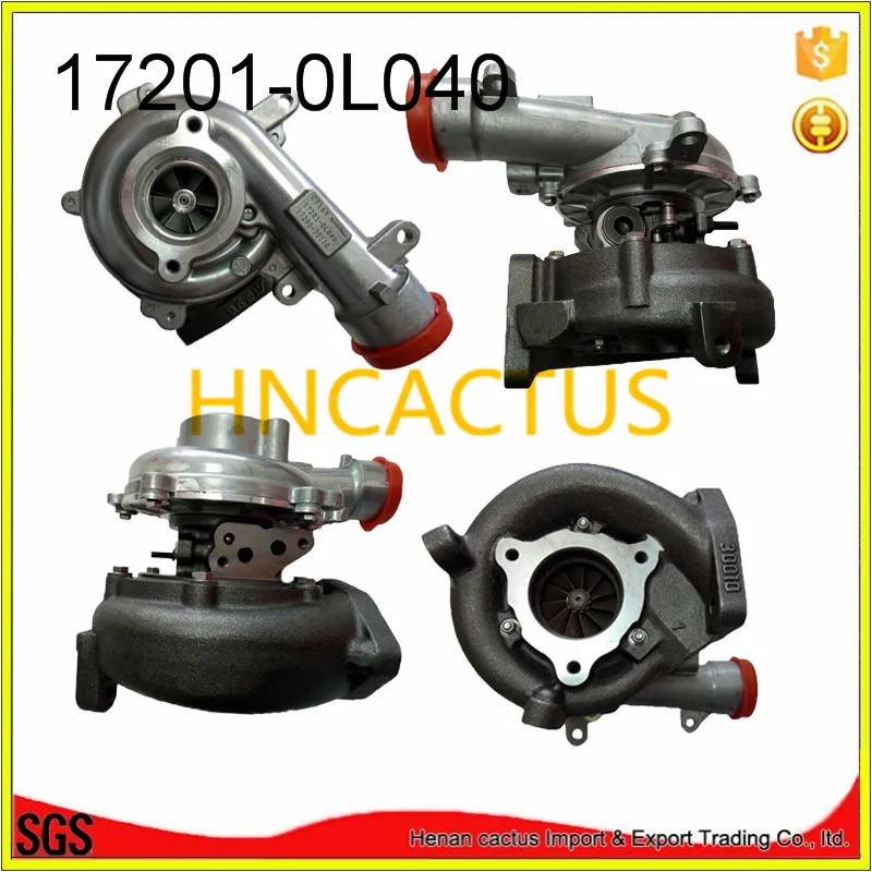 

1KD 1KDFTV 3.0L CT16V Turbo TurboCharger for Toyota Hilux VIGO Fortuner 2004-2014 17201-0L040 17201-30110 engine part