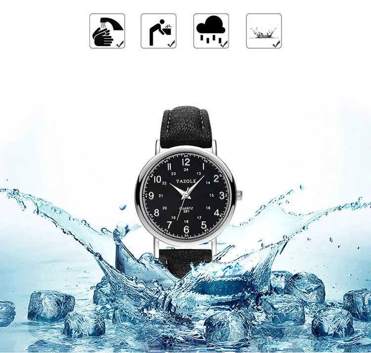 YAZOLE Бизнес Кварцевые часы для женщин Дамский бренд наручные часы для женщин часы женские наручные часы Montre Femme Relogio Feminino