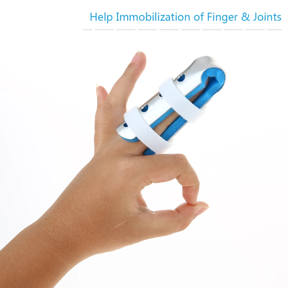 Trigger Finger Splint Aluminum & Foam Support Brace For Mallet Finger