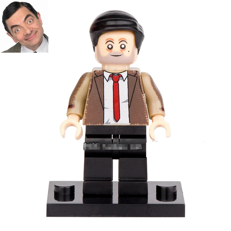 Beste Enkele Verkoop Filmster Mr. bean SUPER HEROES STAR WAR Action Figures minifig Monteer DIY Bouwstenen Kinderen Speelgoed Geschenken