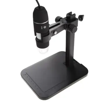 

USB Digital Microscope 500/800/1000X 8 LED 2MP Endoscope Magnifier Camera with HD CMOS Sensor W/ Lift Stand W/ Calibration Ruler