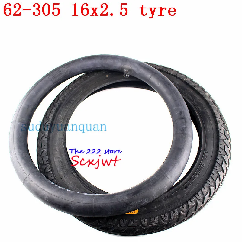 Внутренняя трубка для шин 16*2 5 16x2 подходит e bike Escooter мопед 50 64 305 детские
