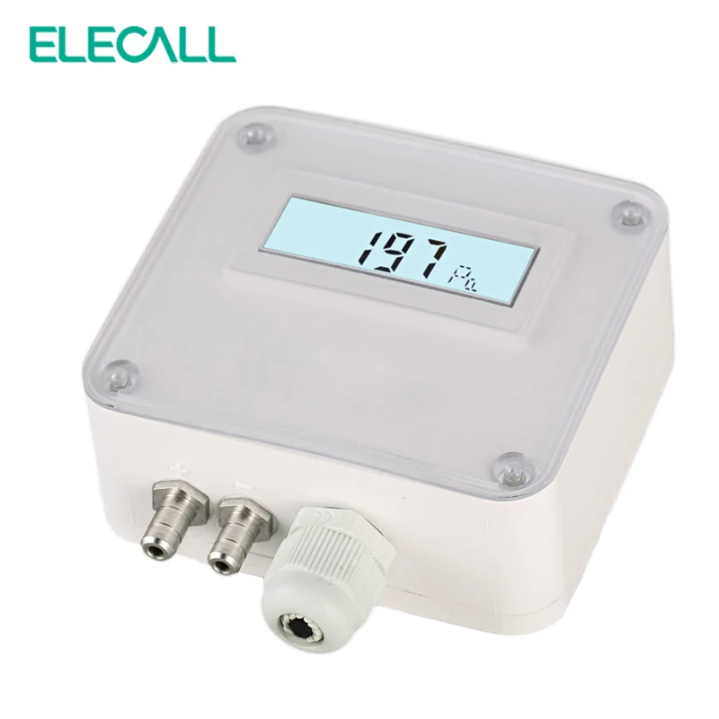 

ELM110/112/116 micro differential pressure transmitter Air pressure transmitter pressure sensor 100-1000pa