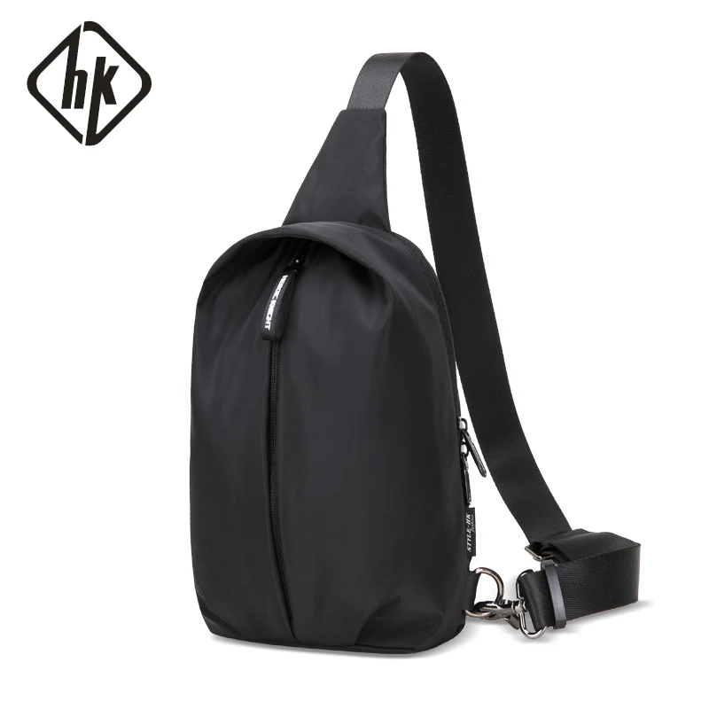 buy Hk New Fashion Chest Bag for Men Casual Crossbody Bags Messenger Bag Waterproof Phone Wallet Male for Male Single Shoulder Pack