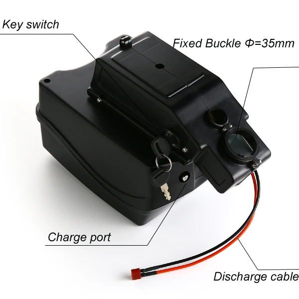 Discount ebike 48v battery electric bike battery 48V 20Ah for bafang/8fun 1000w motor with Frog  Case BMS Chargrer  For Samsung  cell 12