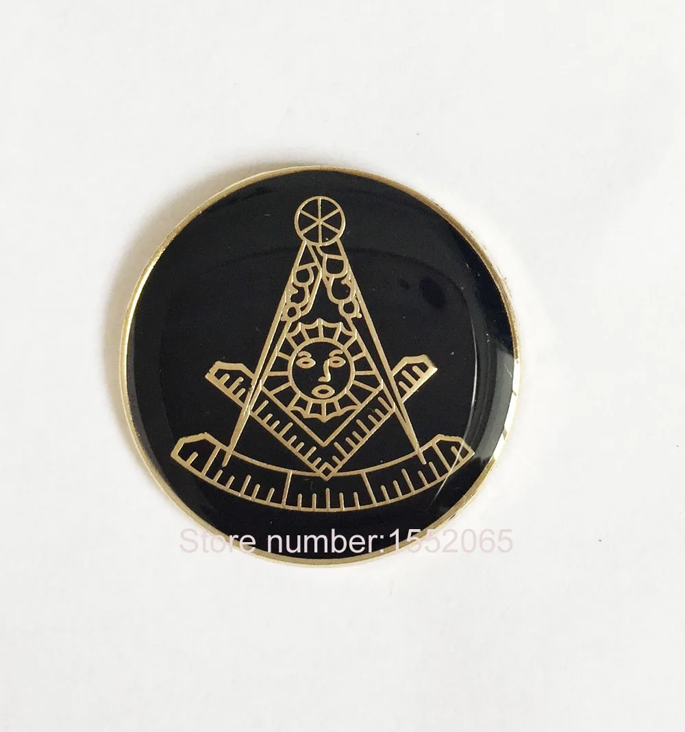 

Free Shipping 10pcs Past Master Lapel pin Badge Emblem