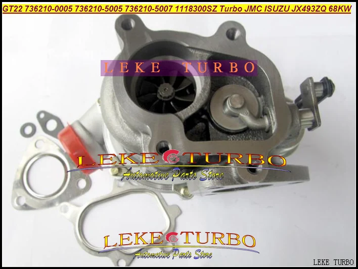 Турбокомпрессор GT22 736210 5005 0005 1118300SZ для ISUZU JMC JX493ZQ 68 кВт|turbocharger|turbocharger turbine |