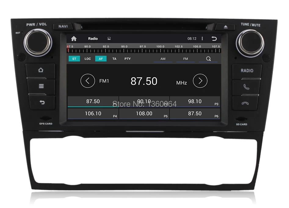 Perfect RK3188 Quad Core 2 Din Auto Radio PC Android 5.1.1 Car DVD Head unit  For BMW E90 E91 E92 E93 With GPS Bluetooth 3G WiFi DVR 5