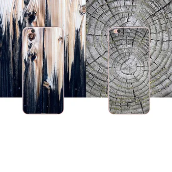 

100%Original For Xiaomi 5c Mi5C shell plastic transparent side hard shell MI 5C protective sleeve imitation wood grain painted