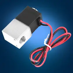 DC12V/DC24V 2 способа нормально закрытый электрический соленоидный воздушный клапан MU