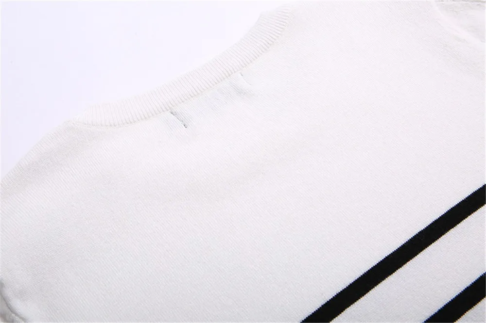 Striped Women Blouses 2017 Spring Blouse Women Blusa Feminina O-neck Knitted Blouse Women Sweater Autumn Pullover Shirt (2)