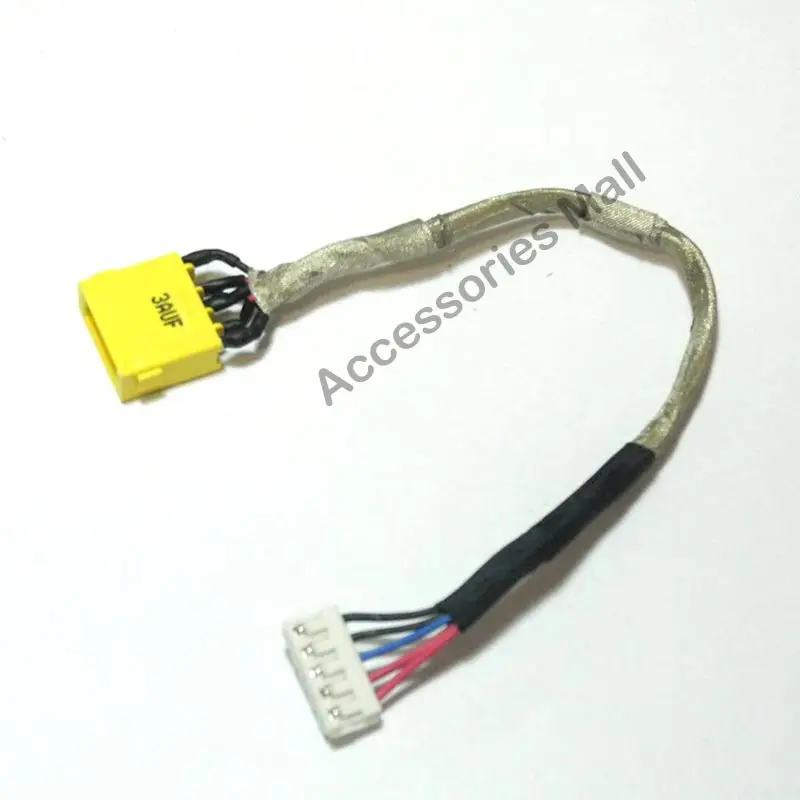 Cable Length: 5 PCS Computer Cables New Laptop DC Power Jack with Cable for Lenovo G700 G700-5939 G710 Z710 DC Connector Laptop Socket Power Replacement