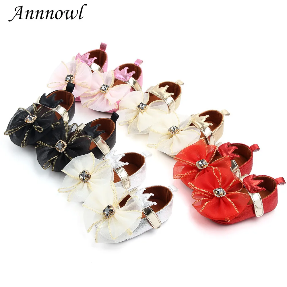 

Baby Girl Shoes Princess Flats Rubber Sole