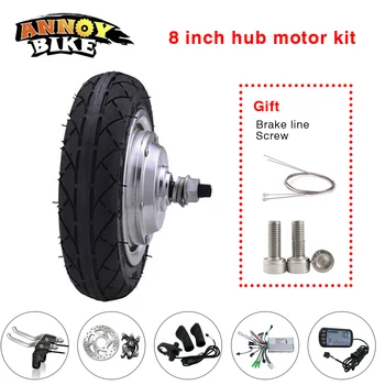 

Electric Bicycle Motor 48V 250W 350w 8 inch 200*50-5 Tire Electric Scooter Hub Motor wheel for scooter10-30km/h Load 120kg