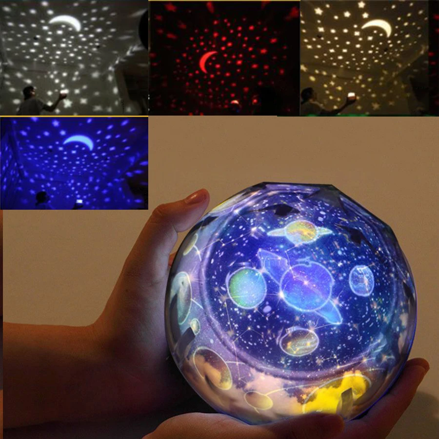 

Universe LED Star Sky Projection Cosmos Light Projector Lamp Night Starry Romantic Decoration Lamp Lighting Gadget Drop Shipping