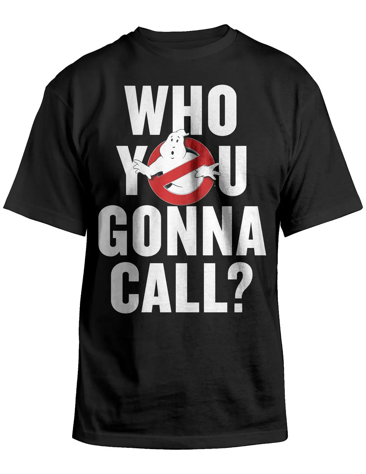 Ghostbusters Who You Gonna Call t shirt дешевые оптовые футболки 100% хлопок для мужчин футболка с