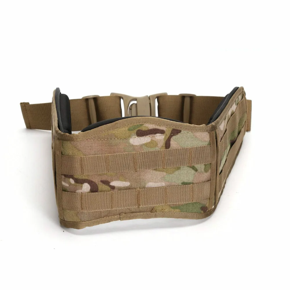 

1000D Nylon MOLLE Tactical Belt Girdle 113cm Length Military Waist Padded Airsoft Outdoor Protective Gear Hunting Acceossries