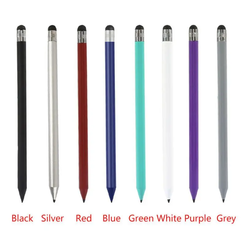 

Retro Round Thin Tip Touch Screen Pen Capacitive Stylus Pen Replacement For iPad iPhone Mobile Phones Tablet Accessories
