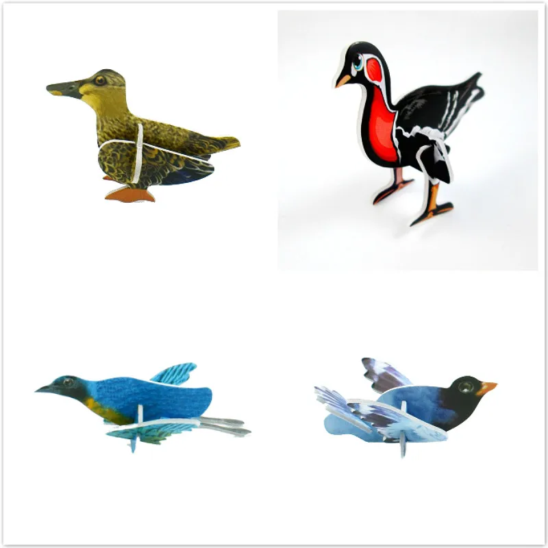 

3d Lowries Puzzle Paper Dimensional Flys Model Assembled Brain Teaser Learning Educational Games Toys for Children Jigsaw Toys