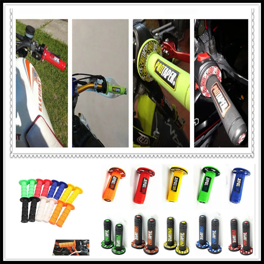 

for Ducati 1200 S GT MULTISTRADA Kawasaki KX250F KX450F KLX450R KLX125 Handle Grip Motorcycle Rubber Hand Grips