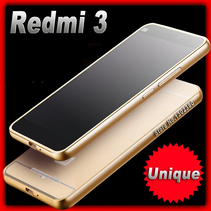Чехол xiaomi Redmi3 алюминиевая металлическая рамка Redmi 3 prime чехол xiami xiomi | Мобильные