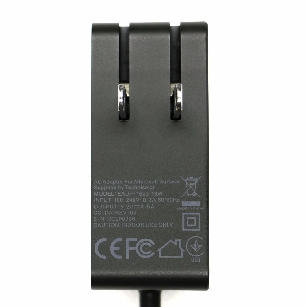 Adaptador para Microsoft w de Potência 3 Eadp-1623 ac Carregador Surface Tablet Eua Plug Fornecer 5.2 v 2.5a 13 w - Imagem 3