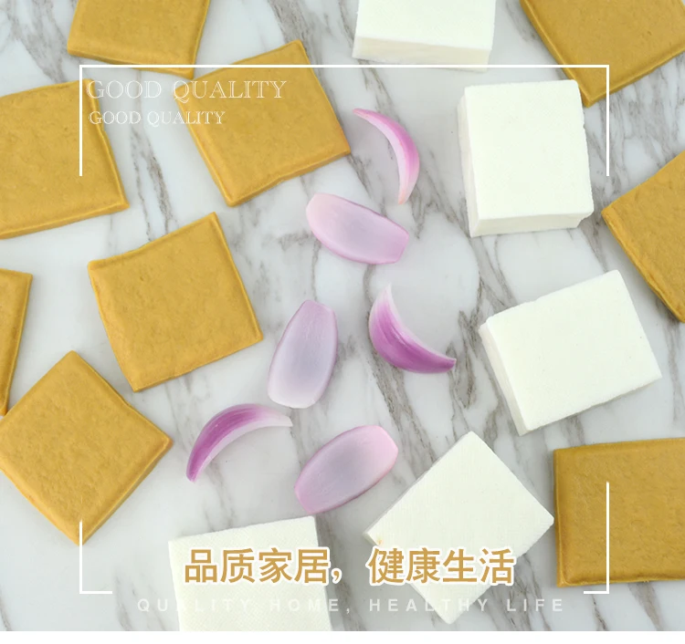 050 имитация тофу поддельный тофу свалка тофу Опора пластик Питание еда модель посуды