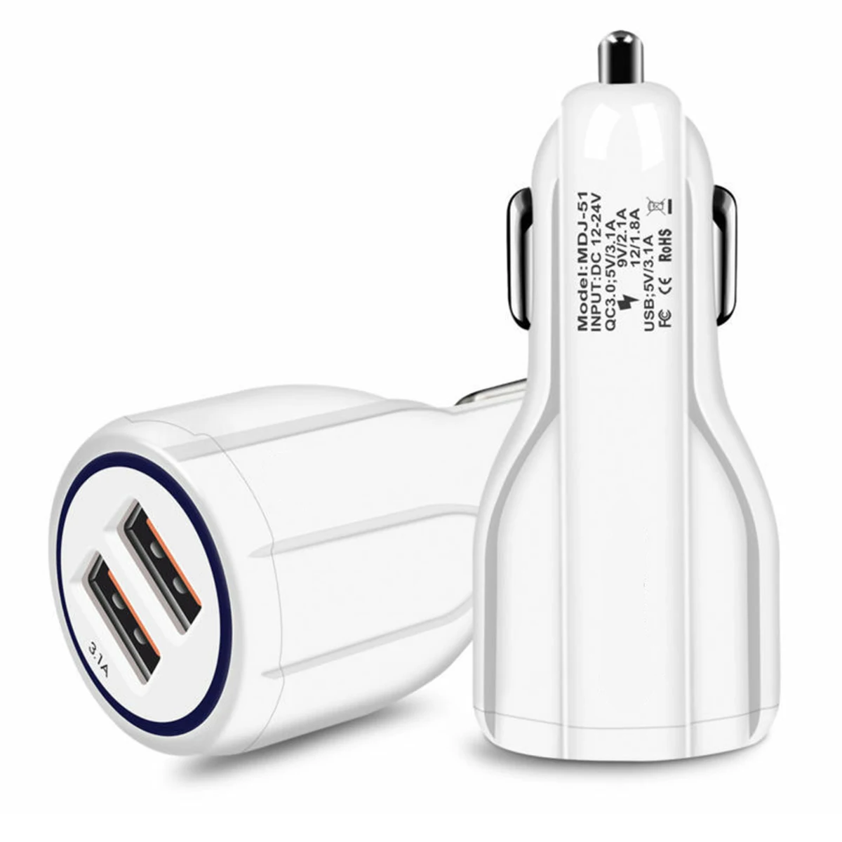 Зарядное устройство с двумя USB-портами 12-24 В 3 0 А |