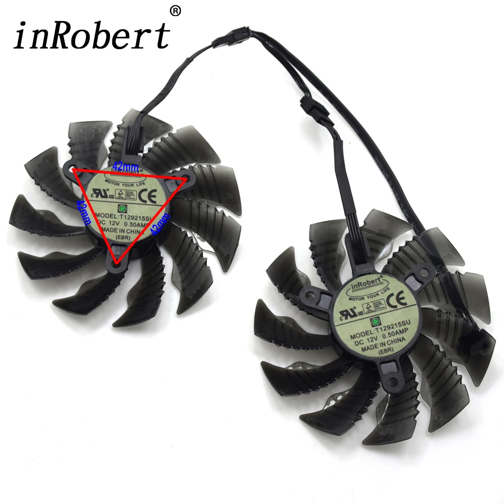 Кулер для видеокарты Gigabyte GeForce GTX 960 950 R9 390 380|card cooling|cooling fancooler cooler |