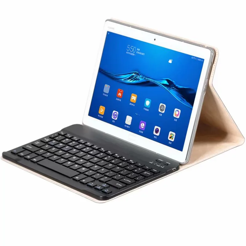 Кожаный чехол с Bluetooth клавиатурой для Huawei MediaPad M3 Lite 10 BAH W09 AL00 1 '' планшета lite
