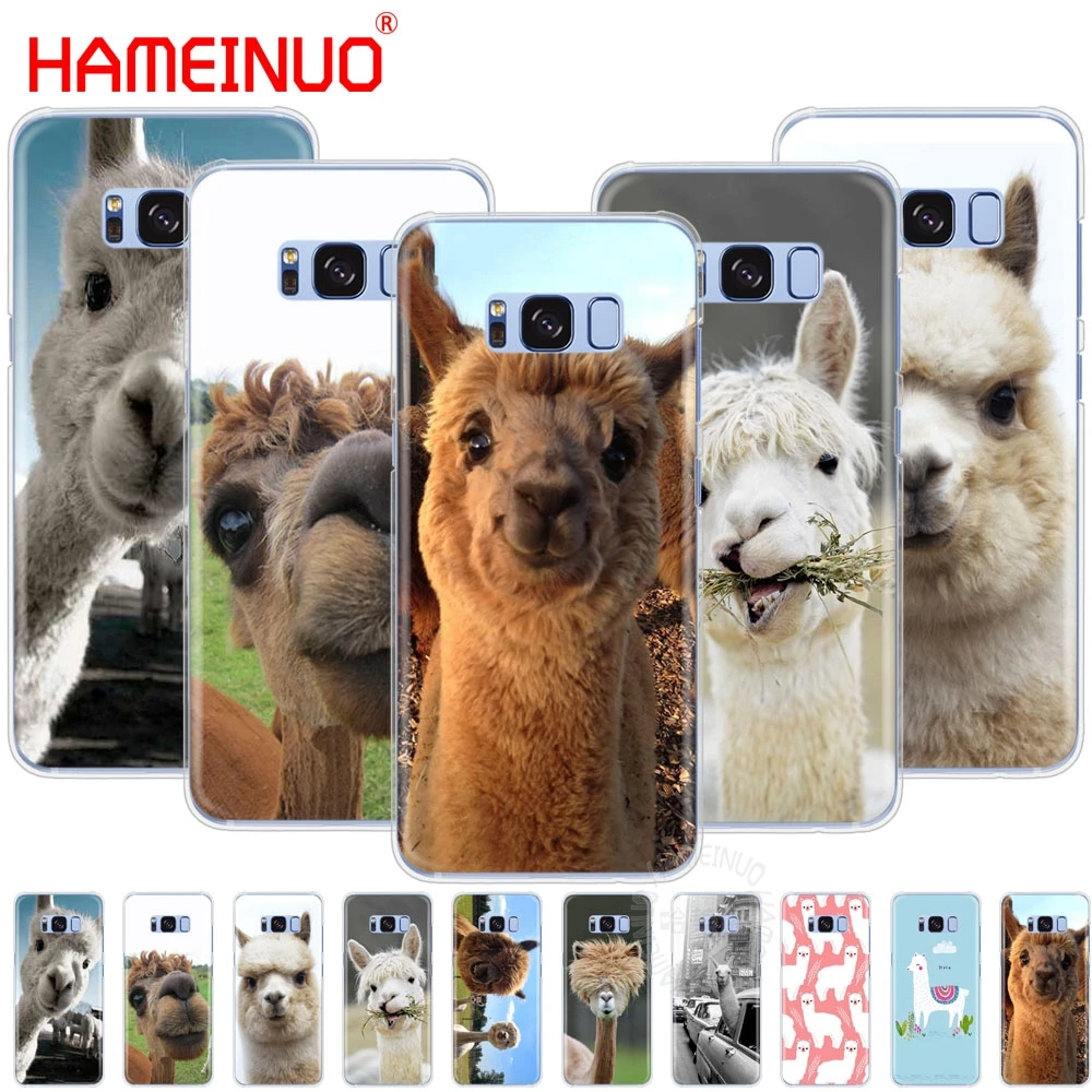 

HAMEINUO cute the alpacas Alpaca Christmas cell phone case cover for Samsung Galaxy E5 E7 Note 3,4,5 8 ON5 ON7 grand G530 2016
