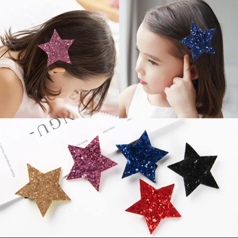 

Personality Sparkling Star Girl Kids Hair Clip Hair Accessories Women Hair Claws Hairpins Party Hairgrips Headwear Hairband