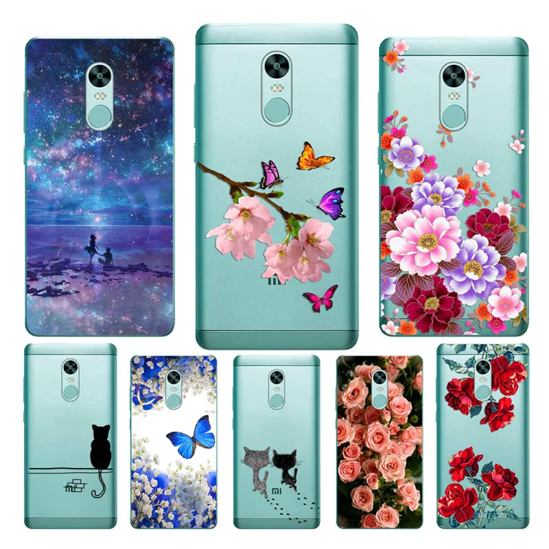 

TPU for Xiaomi Redmi 4X Case Cover Soft Silicone Redmi 4X Case Phone Back Fundas Xiaomi Redmi Note 4X Case Redmi Note 4 Coque