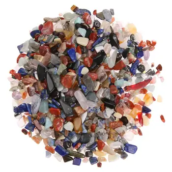 

Stones 100g/Bag Colorful Irregular Tumbled Gravel Gemstone Rock Tumblestones Gems Crystal Healing Reiki Beads Decoration