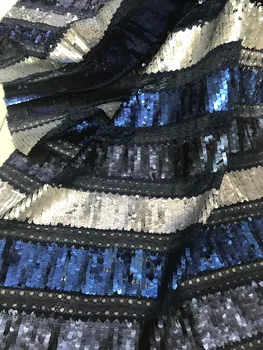 

special African net lace fabric S-81414 with sequins french net lace fabric for wedding dress