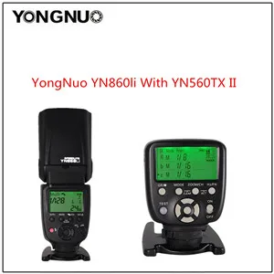 Yongnuo YN860Li Универсальный беспроводной Master Slave Вспышка Speedlite Литиевая Батарея Вспышка светильник для Nikon Canon D5300 D7100 D7200