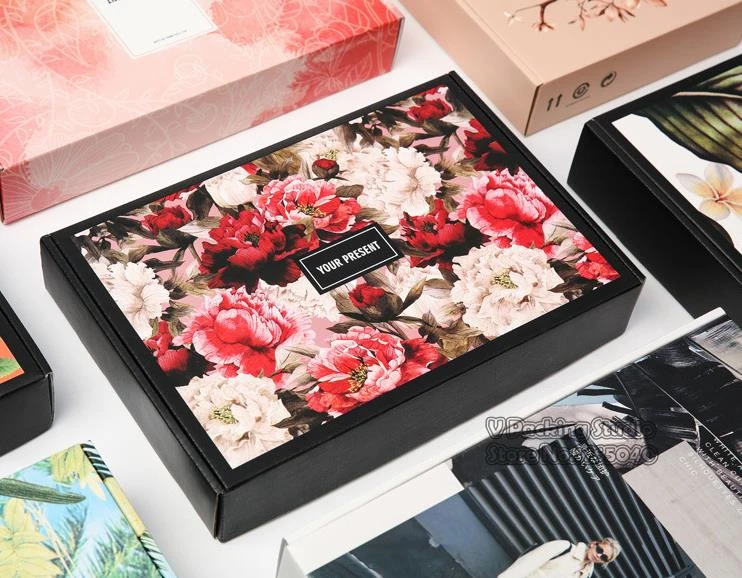 

30*20*5cm Clothing shoes Mailing mail box,Brown Kraft Paper Small Gifts Packaging Box Carton Paperboard Packing Boxes 50pcs/lot