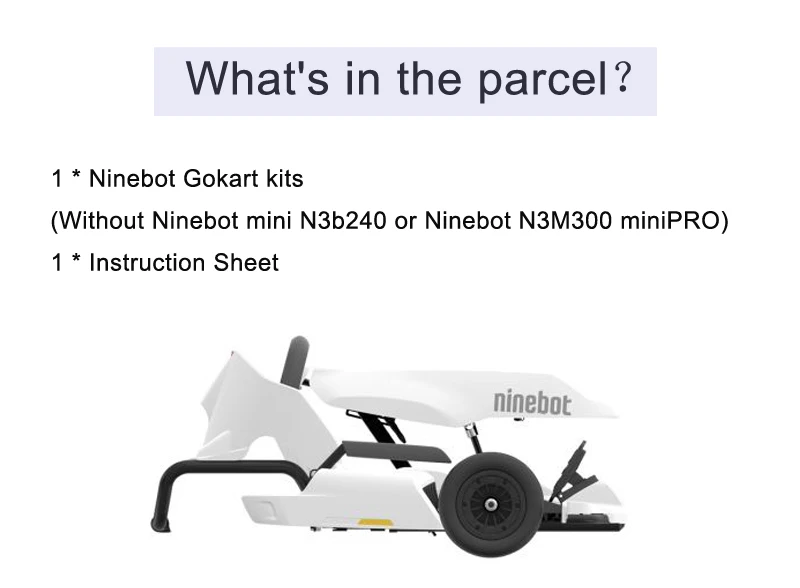 Discount Xiaomi mijia Ninebot Gokart Kit Kart Kit Refit Smart Self Balance electric Scooter 1 Discount Xiaomi mijia Ninebot Gokart Kit Kart Kit Refit Smart Self Balance electric Scooter 1