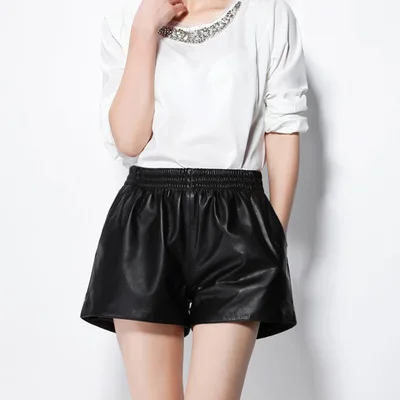 

2019 New Fashion Genuine Sheep Leather Shorts G3