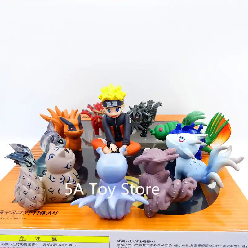 Anime Naruto Uzumaki Ekor Binatang Shukaku Gyuki Kurama Isobu