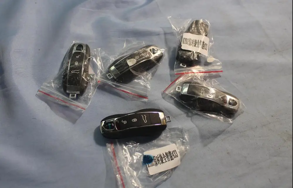 

3 button For Porsche Kpay Keyless-Go Full-smart Car Key Panamera Macan Cayman 911 918 Spyder Cayenne With 315/433/434MHZ 49 Chip