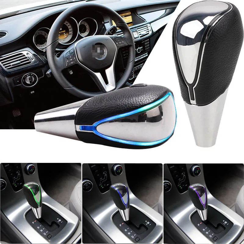 

Auto Touch Activated LED Car Gear Shift Shifter Knob / Universal shift lever blue / red / white