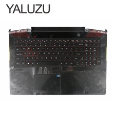 Yaluzu Упор для рук Topcase Для Lenovo для IdeaPad Y700 y700-15 y700-15isk верхняя крышка Touchpad США клавиатура с подсветкой ap0zf000300