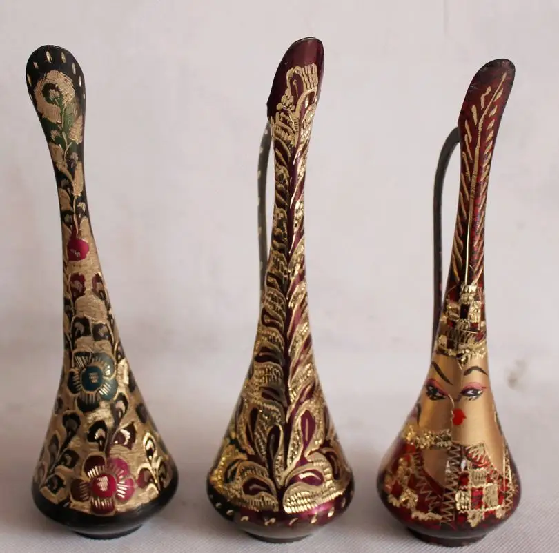 

Pakistan modern fashion decoration bronze craft gift handicraft bronze vase is a flower