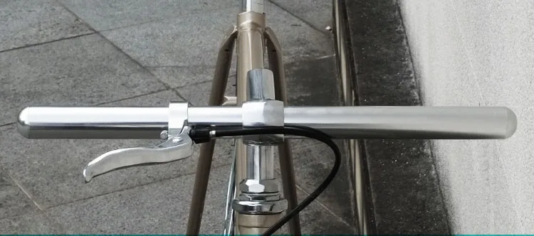 Clearance 700C Fixed Gear bike  Retro Steel frame sliver Track Single speed Bike 52cm  fixie bike vintage DIY frame 2