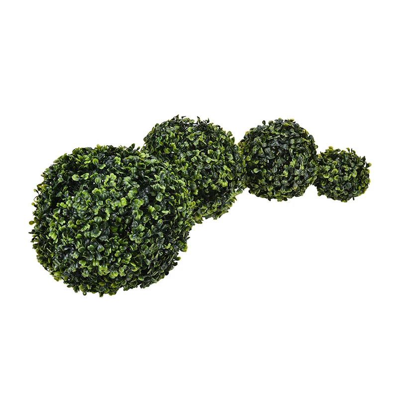 

Artificial Plant Ball Tree Boxwood Wedding Event Home Outdoor Decoration Chirstmas New Year Ornaments 4 Sizes