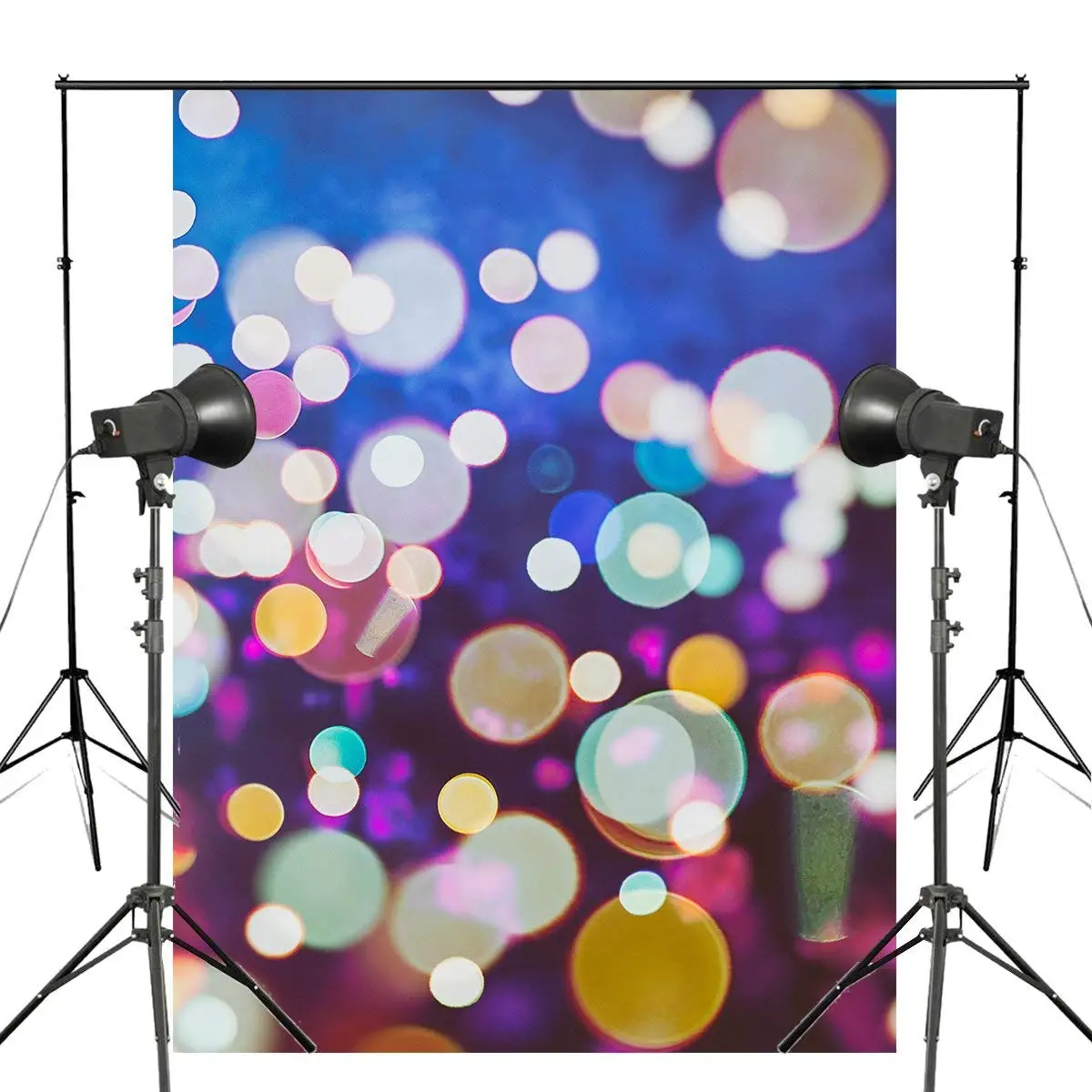 5x7ft красочные Пузырьковые фотографии лампа для фоновой подсветки фон Дети