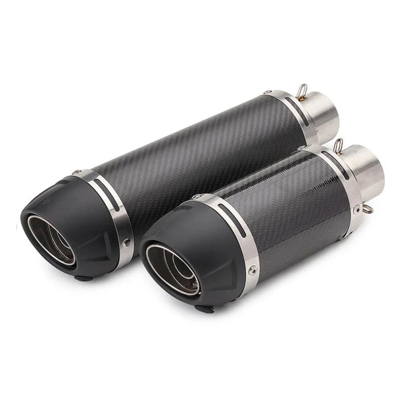 

Universal Motorcycle Exhaust 51mm Inlet Universal Motorbike Muffler Silencer Real Carbon Fiber Pipe For suzuki gsr 600 ybr 125