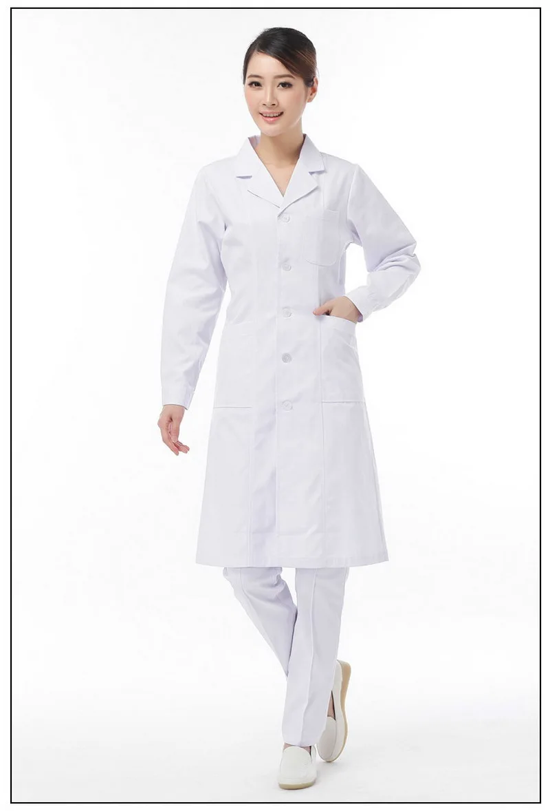 VIAOLI, унисекс, белое медицинское пальто, одежда, медицинские услуги, Униформа, одежда для медсестер, длинный рукав, полиэстер, защита, лабораторные пальто, платье
