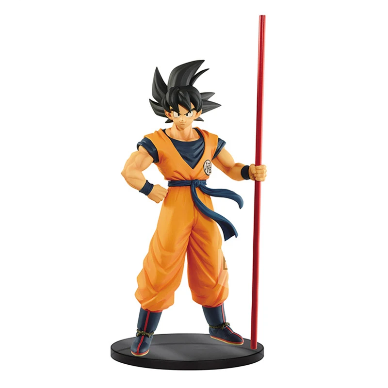 Аниме Dragon Ball Z Goku Golden Cudgel фигурка супер 20th фильм Goku фигурка Коллекция Модель игрушки - Цвет: Goku